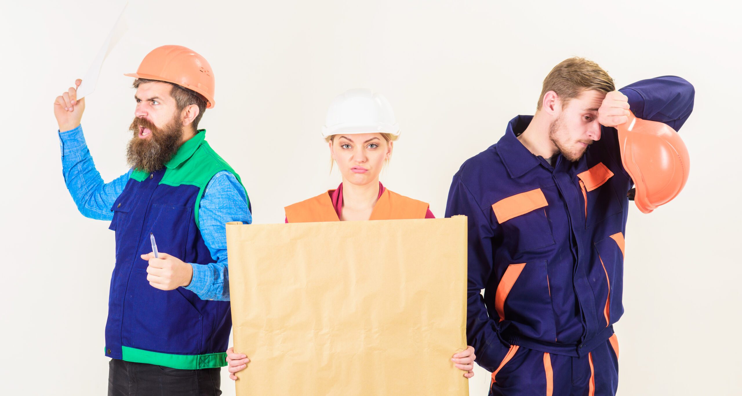 construction workers argue